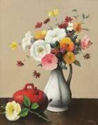 White vase and red box (Felix Elie Tobeen) - Muzeo.com