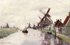 Windmill in Holland (Claude Monet) - Muzeo.com