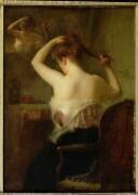 Woman Arranging her Hair (Etienne Tournes) - Muzeo.com