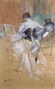 Woman at her Toilet, study for 'Elles' (Henri de Toulouse-Lautrec) - Muzeo.com