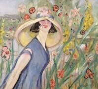 Woman in a Round Hat (Jacqueline Marval) - Muzeo.com