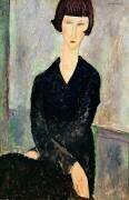 Woman in Black Dress (Amedeo Modigliani) - Muzeo.com