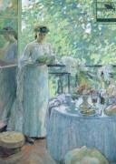 Woman on a Balcony (Henri Ottmann) - Muzeo.com