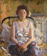 Woman on a Bed (Harold Gilman) - Muzeo.com