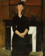 Woman Seated by a Fireplace (Amedeo Modigliani) - Muzeo.com