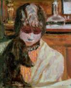 Woman with a Dog (Pierre Bonnard) - Muzeo.com