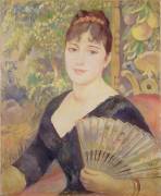Woman with a Fan (Auguste Renoir) - Muzeo.com