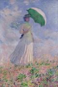 Woman with a Parasol (Claude Monet) - Muzeo.com
