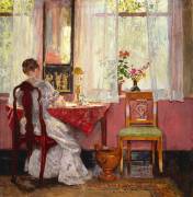 Writing (Gari Melchers) - Muzeo.com