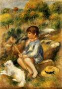 Young Boy by a Brook (Auguste Renoir) - Muzeo.com