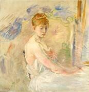 Young Girl getting up : Miss Euphrasie (Berthe Morisot) - Muzeo.com