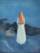 Young Girl on a Jetty (Edvard Munch) - Muzeo.com