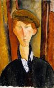 Young man with cap (Amedeo Modigliani) - Muzeo.com