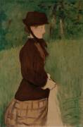 Young Woman in a Garden (Edouard Manet) - Muzeo.com