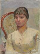 Young Woman in an Armchair (Pierre Bonnard) - Muzeo.com
