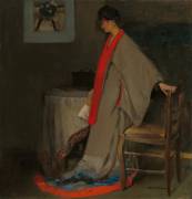 Young Woman in Kimono (Alfred Henry Maurer) - Muzeo.com