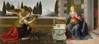 Annunciation (Leonardo da Vinci) - Muzeo.com
