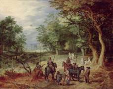 Field Camp in a Clearing (Jan Brueghel the Elder) - Muzeo.com