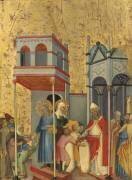 Joachim and Anna giving food to the Poor and offerings to the Temple (Andrea di Bartolo) - Muzeo.com