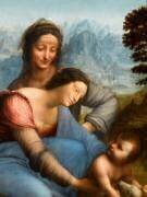 La Vierge, l'Enfant Jésus et Sainte Anne (Leonardo da Vinci) - Muzeo.com