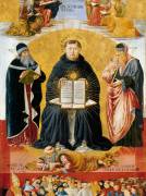 Le triomphe de saint Thomas d'Aquin (Benozzo Gozzoli) - Muzeo.com