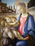 Madonna and child with angels (Sandro Botticelli) - Muzeo.com