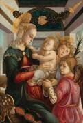 Madonna and child with angels (Sandro Botticelli) - Muzeo.com