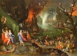 Orpheus with a Harp Playing to Pluto and Persephone in the Underworld (Jan Brueghel the Elder) - Muzeo.com