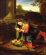 Our Lady Worshipping the Child (Antonio da Correggio) - Muzeo.com