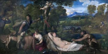 Pardo Venus or Jupiter and Antiope (Tiziano) - Muzeo.com
