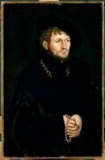 Portrait d'un seigneur de Köckeritz (Saxe) identifié comme Caspar von Köckeritz (1500-1567) dit autrefois Portrait d'homme (Lucas Cranach the Elder) - Muzeo.com