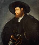 Portrait of a Gentleman (Giovanni Cariani) - Muzeo.com