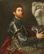 Portrait of a Man in Armour (Paris Bordone) - Muzeo.com