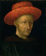Portrait of Charles VII (Jean Fouquet) - Muzeo.com