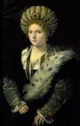 Portrait of Isabella d'Este (Tiziano) - Muzeo.com