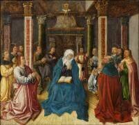Retable : la vocation des apôtres Pierre et André et la Pentecôte (anonymous) - Muzeo.com