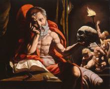 Saint Jérôme en méditation (Jan Cornelisz Vermeyen) - Muzeo.com