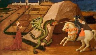 St. George and the Dragon (Paolo Uccello) - Muzeo.com