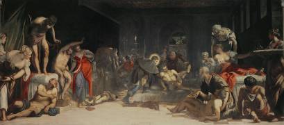 St. Roch curing the Plague (Tintoretto) - Muzeo.com