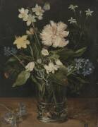 Still Life with Flowers in a Glass (Jan Brueghel the Elder) - Muzeo.com