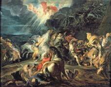 The Conversion of St. Paul c.1611 (oil on panel) (Peter Paul Rubens) - Muzeo.com