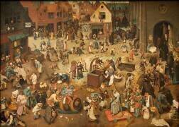 The Fight Between Carnival and Lent (Pieter Brueghel the Elder) - Muzeo.com