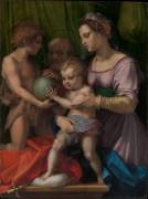 The Holy Family with the Young saint John the Baptist (Andrea del Sarto) - Muzeo.com