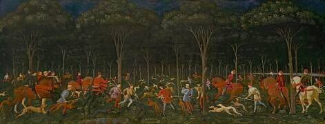 The Hunt in the Forest (Paolo Uccello) - Muzeo.com