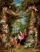 The Virgin and Child with the infant Saint John the Baptist (Jan Brueghel the Elder) - Muzeo.com