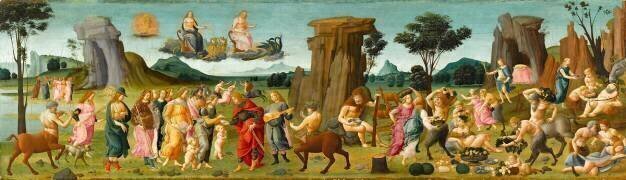 The Wedding of Peleus and Thetis (Bartolomeo di Giovanni) - Muzeo.com