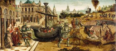 Thésée et le Minotaure (Maître des Cassoni Campana) - Muzeo.com