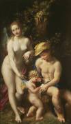 Venus with Mercury and Cupid (Antonio da Correggio) - Muzeo.com