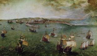 View of the Port of Naples (Pieter Brueghel the Elder) - Muzeo.com