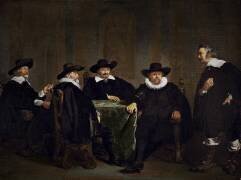 Les quatre bourgmestres d'Amsterdam (Thomas de Keyser) - Muzeo.com